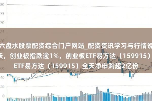 六盘水股票配资综合门户网站_配资资讯学习与行情说明 CPO宗旨局部活跃，创业板指跌逾1%，创业板ETF易方达（159915）全天净申购超2亿份